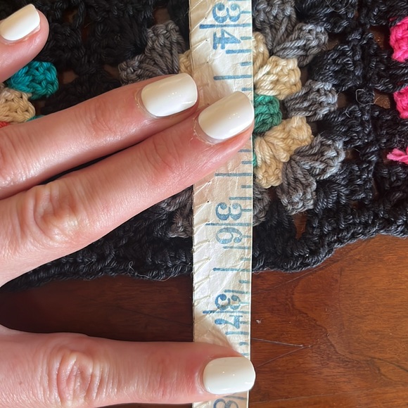 ALIX PINHO Love Squares Long Skirt in Crocheted Cotton - Picture 14 of 16